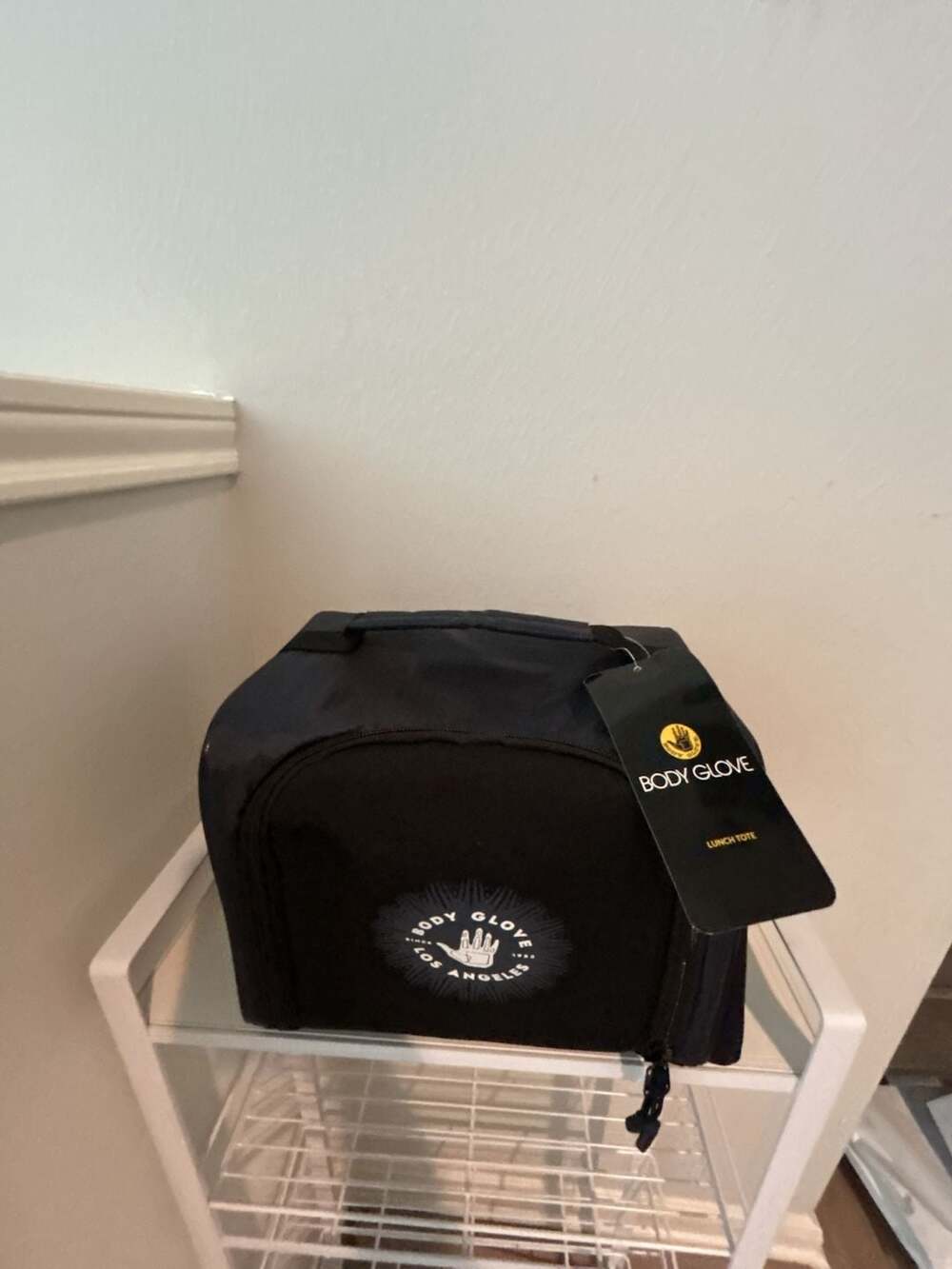 Body Glove Dome Lunch Tote Bag Black with Containers